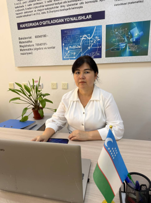 Eshqobilova Dilrabo  Turaxonovna